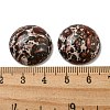 Natural Leopard Skin Jasper Cabochons G-C115-02A-44-3