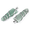 Natural Green Aventurine Big Pendants G-S359-357-3