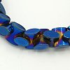 Fashion Non-Magnetic Synthetic Hematite Stretchy Bracelets BJEW-K001-02C-2