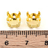 201 Stainless Steel Sew on Prong Settings STAS-T032-01-8mm-G-3