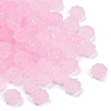 Frosted Transparent Acrylic Beads X1-OACR-P029-03B-05-2