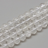 Natural Quartz Crystal Beads Strands G-R446-4mm-29-1