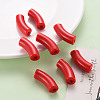 Opaque Acrylic Beads MACR-S372-001B-S010-6