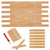 20Pcs Wood Sheet Miniature Ornaments DIY-WH0661-57C-1