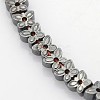 Electroplate Non-magnetic Synthetic Hematite Beads Strands G-J209D-01-1