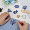 6Pcs Glass Cabochons GLAA-FG0001-32B-3