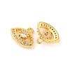 Brass Micro Pave Cubic Zirconia Pendants KK-U017-08B-G-2