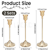 2 Bags Iron Candle Holder Sets AJEW-CN0007-88-2