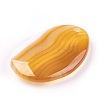 Natural Striped Agate Pendants G-P381-C-3