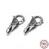 Thailand 925 Sterling Silver Lobster Claw Clasps STER-L057-007AS-3