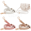 WADORN 3Pcs 3 Colors PU Leather Adjustable Bag Handles DIY-WR0003-36B-1