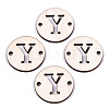 Unfinished Natural Poplar Wood Links Connectors WOOD-S045-140B-01Y-1