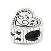 925 Sterling Silver European Beads STER-R005-02AS-04-2