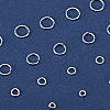 50Pcs 5 Styles 925 Sterling Silver Open Jump Rings STER-BBC0006-19-4