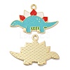 Christmas Alloy Enamel Pendants ENAM-K069-21C-G-1