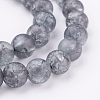 Synthetic Crackle Quartz Bead Strands CCG-K002-8mm-08-3