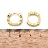 Brass Micro Pave Cubic Zirconia Huggie Hoop Earrings EJEW-K083-34G-B-4