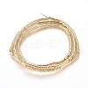 Electroplated Non-magnetic Synthetic Hematite Beads Strands G-G826-09G-2mm-2