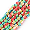 Handmade Polymer Clay Beads Strands X-CLAY-N008-057-01-1