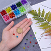 800Pcs 10 Colors Spray Painted Crackle Glass Beads CCG-CJ0001-02-5