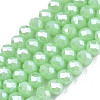 Electroplate Glass Beads Strands EGLA-A034-J1mm-A05-1
