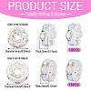 30Pcs 2 Colors Brass Rhinestone Spacer Beads RB-TA0001-29I-2