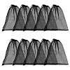 Polyester Mesh Drawstring Storage Bags LS-ABAG-WH0044-49C-1