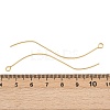 Brass Earring Findings KK-A274-17B-G-3
