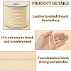 1 Roll Round Braided Cowhide Cords WL-CY0001-01B-6