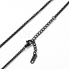 304 Stainless Steel Curb Chain Necklace for Men Women NJEW-K245-015B-2