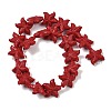 Synthetic Coral Dyed Carved Beads Strands CORA-K009-06C-05-4