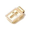 Brass with ABS Imitation Pearl Pendants KK-CBA8E93-05B-2