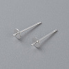 304 Stainless Steel Stud Earring Findings STAS-D448-089S-5mm-1