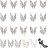 20Pcs 2 Styles Alloy Rhinestone Cabochons FIND-CA0006-51-1