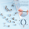 Unicraftale 304 Stainless Steel Cord Ends STAS-UN0011-37P-5