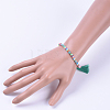 Polymer Clay Heishi Bead Stretch Charm Bracelets BJEW-JB04562-05-4
