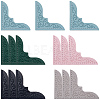 15Pcs 5 Colors PU Leather Corner Protectors AJEW-CL0002-95-7