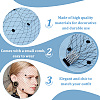 Nylon Fascinator Mesh Face Veil OHAR-WH0034-09A-01-4