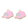 Alloy Enamel Pendants ENAM-Q004-01KCG-09-1