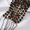 Natural Dragon Blood Beaded Bracelets for Women G-P563-07P-08-3