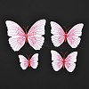 PVC Plastic Artificial 3D Butterfly Decorations DIY-I072-02A-2