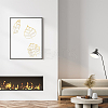 Leaf Acrylic Mirror Wall Stickers OACR-WH0032-06C-4