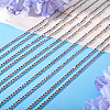 5Yards Alloy Glass Rhinestone Cup Chains AJEW-TA0002-63-5