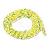 Transparent Electroplate Glass Beads Strands GLAA-Q099-G01-11-2