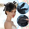 Organza Hat Hair Clips and Hair Bands for Women OHAR-WH0034-37-4