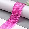 Transparent Gradient Color Glass Beads Strands GLAA-G101-2mm-09-3