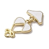 Golden Tone Alloy Enamel Pendants LS-ENAM-O052-01G-05-3