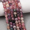 Natural Plum Blossom Tourmaline Beads Strands G-D110-A01-02-1