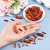 100Pcs 4 Styles Transparent Acrylic Beads MACR-TA0003-03-6