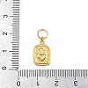 304 Stainless Steel Pendants STAS-L296-09G-02-3